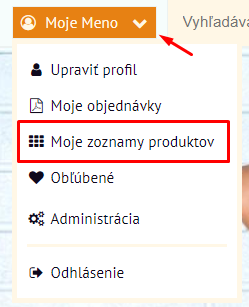 Odkaz na zoznamy produktov | BiznisWeb.sk