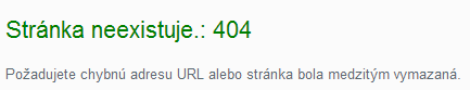 chyba 404