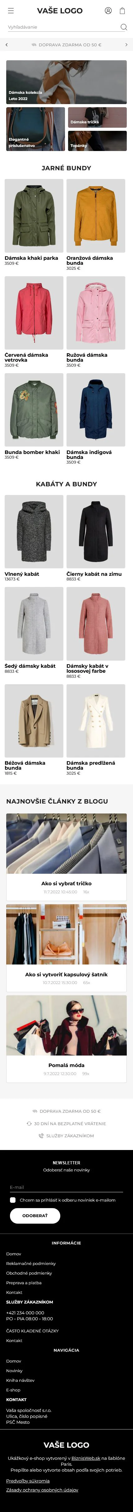 Mobilná šablóna - eshop šablóna Paris od BiznisWeb.sk pre moderný internetový obchod Mobilná šablóna - eshop šablóna Paris to sú grafické šablóny pre e-shopy rôzneho zamerania, upravte si e-shop šablóny