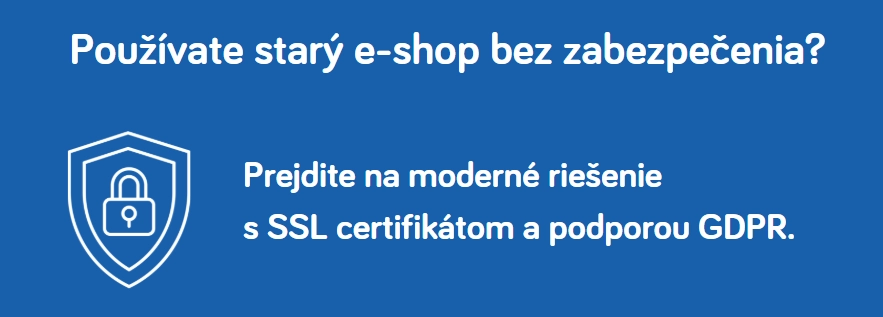 Zabezpečený e-shop vďaka SSL certifikátu 