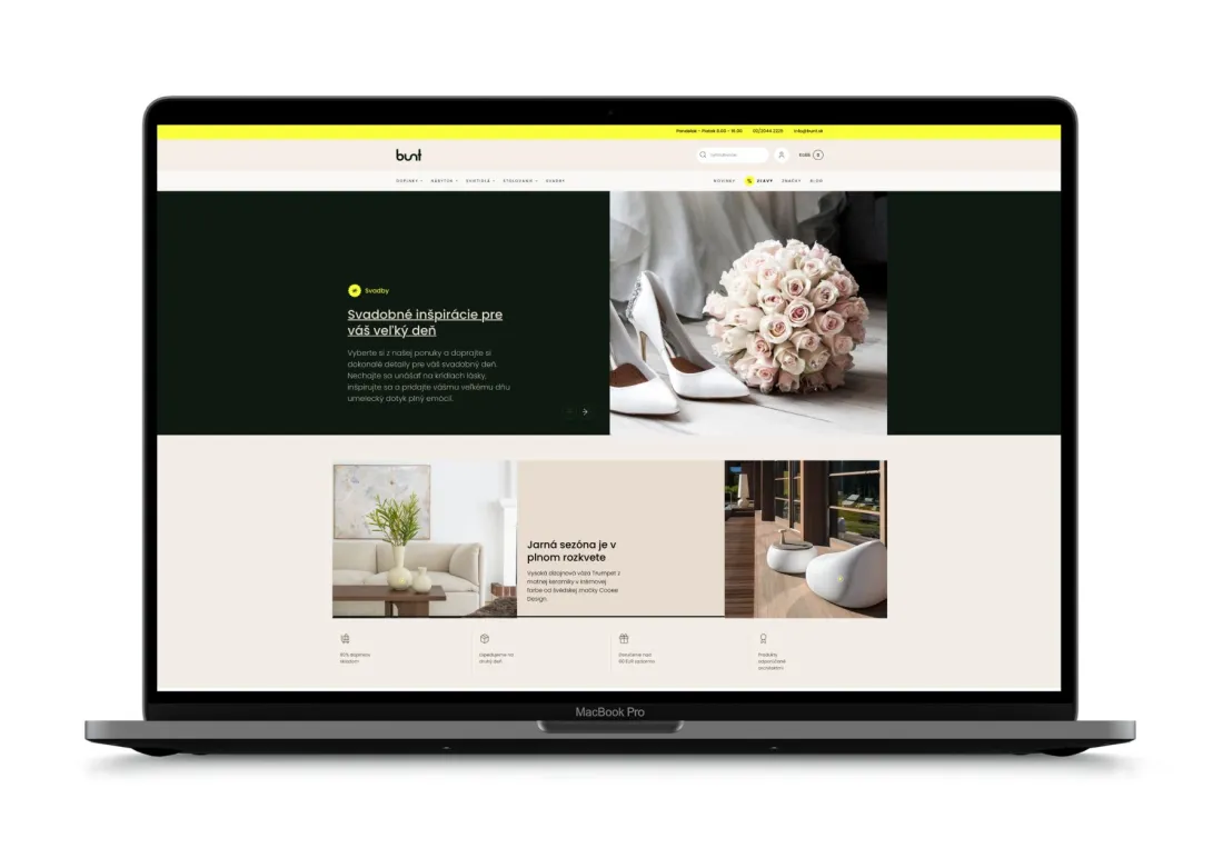 Programovanie: eshop šablona na mieru pre Bunt.sk - BiznisWeb.sk