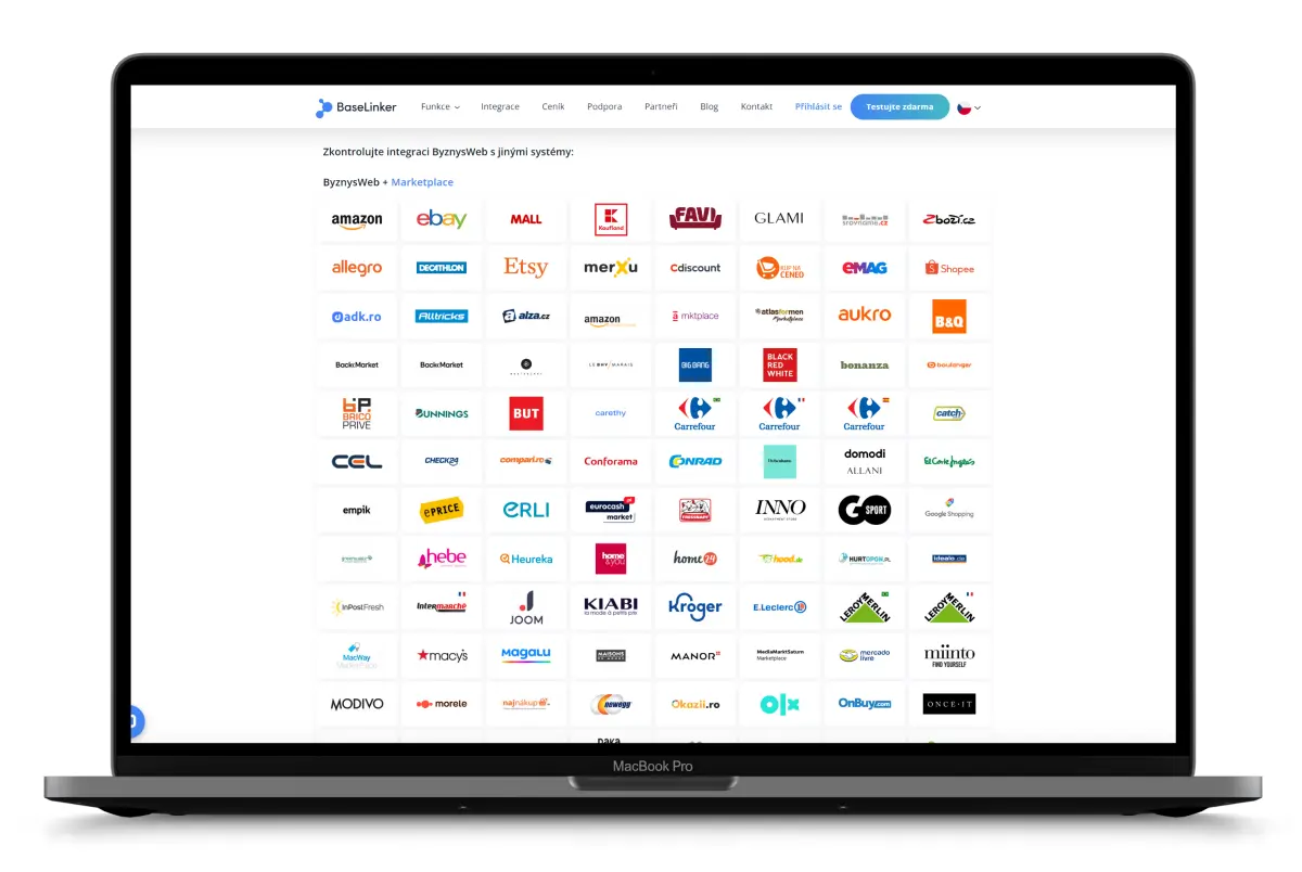 Prepojenie e-shopu BiznisWeb a Baselinker