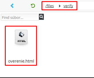 zložka verify