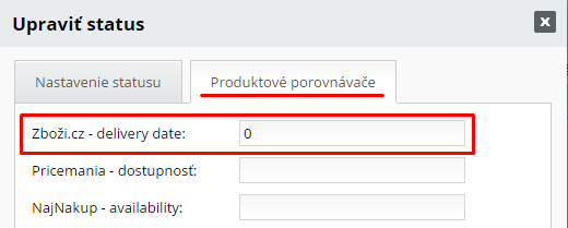 dodacia lehota pre Zboží.cz