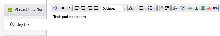 Uvodny text pre razcestnik