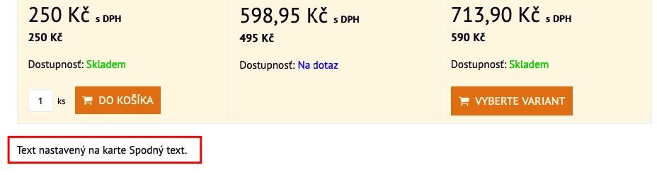 Spodný text v kategórií produktov | BiznisWeb