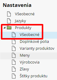 Priebežné načítavanie produktov