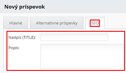 seo optimalizácia blogu