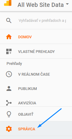 Google Analytics správca
