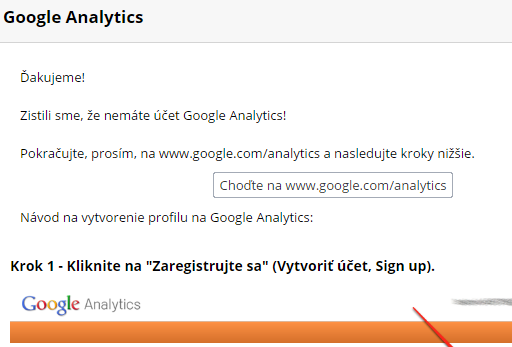 google analytics, štatistiky návštevnosti
