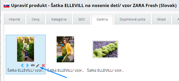 ako upraviť alt tag v produktovej fotogalérii