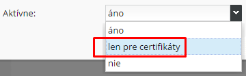 zľava aktívna len pre darčekové certifikáty