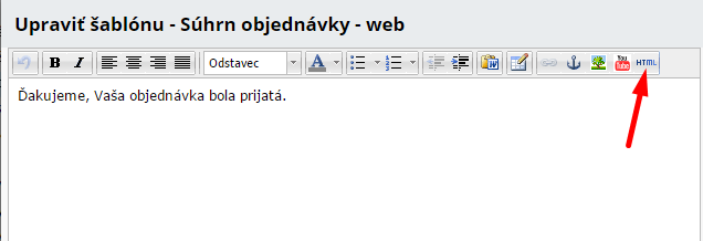 úprava html kódu