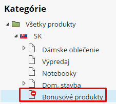 bonusové produkty