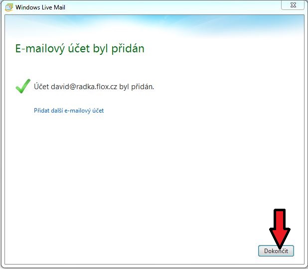 Nastavenie Windows Live Mail