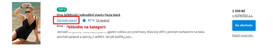 kategórie na Heureke