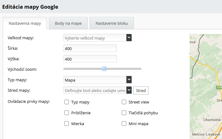Google Mapa