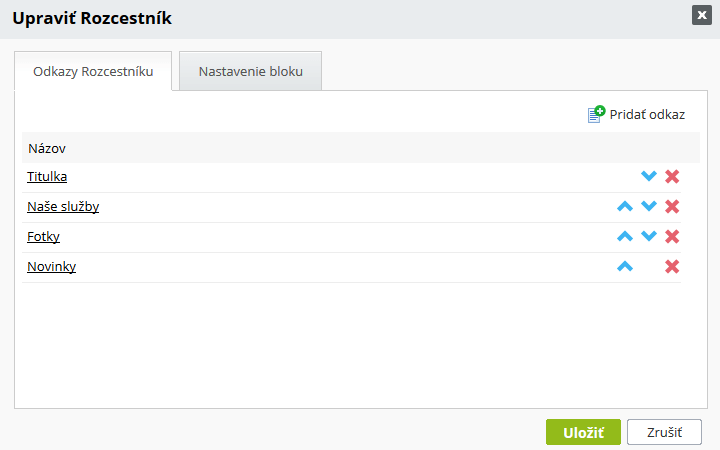Popularne odkazy v razcestniku Najobľúbenejšie a najkratšie cesty k hľadaným produktom cez rázcestník