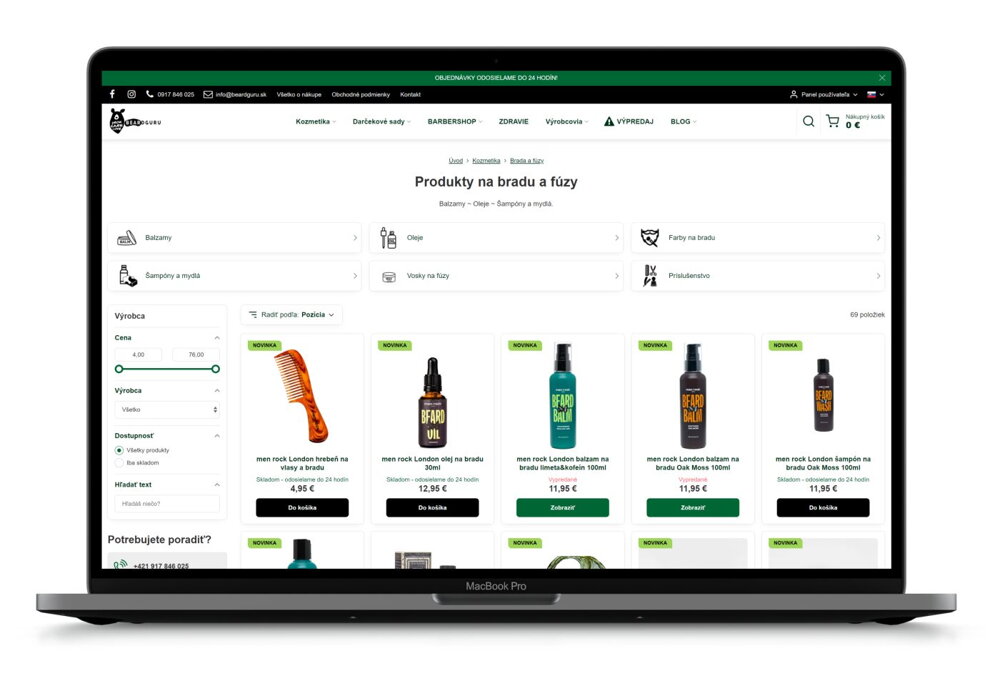 Podnikanie s e-shopom - ukážka možností e-shopu