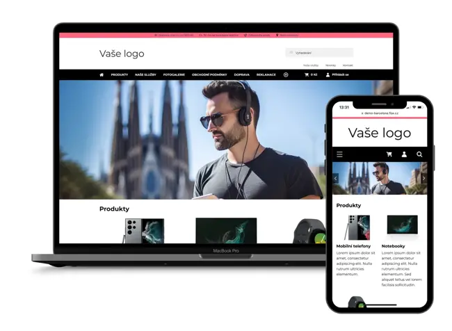 E-shopové riešenie od BiznisWeb.sk: šablóna Barcelona