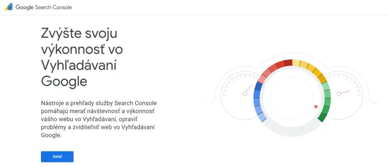 Podpora Google Search Console