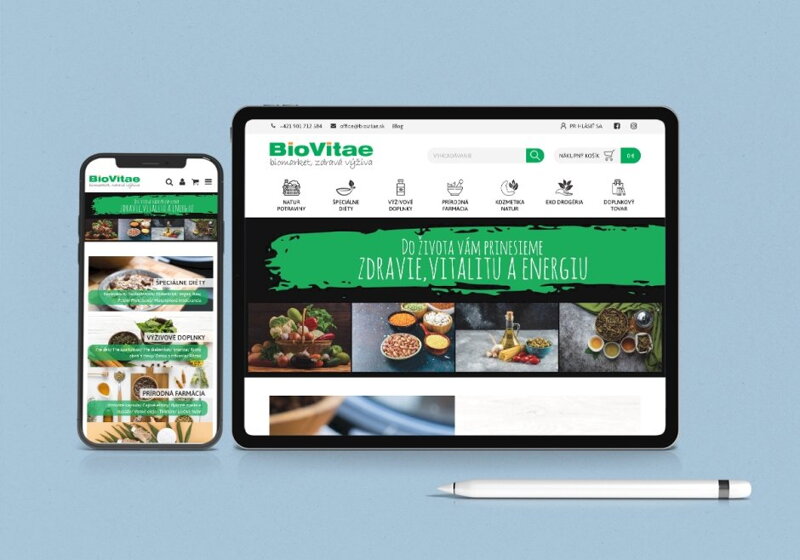 Vytvorenie e-shopu na mieru, vlastný design e-shopu